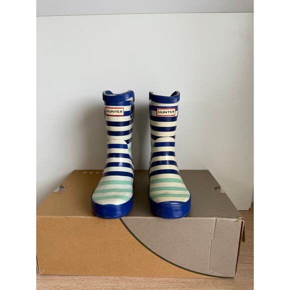 Hunter x Target Toddler Striped Boots - SZ 8 - Picture 5 of 13